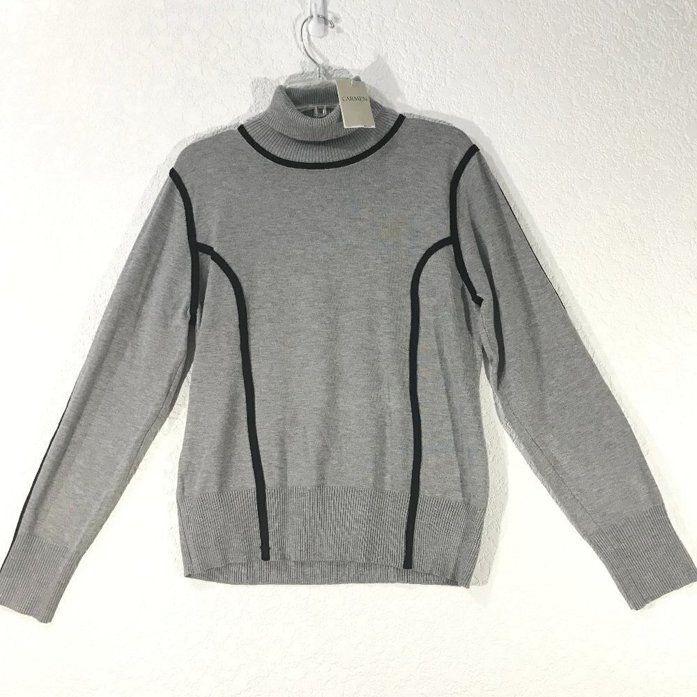 🌷Turtleneck Sweater by Carmen Marc Valvo NWT